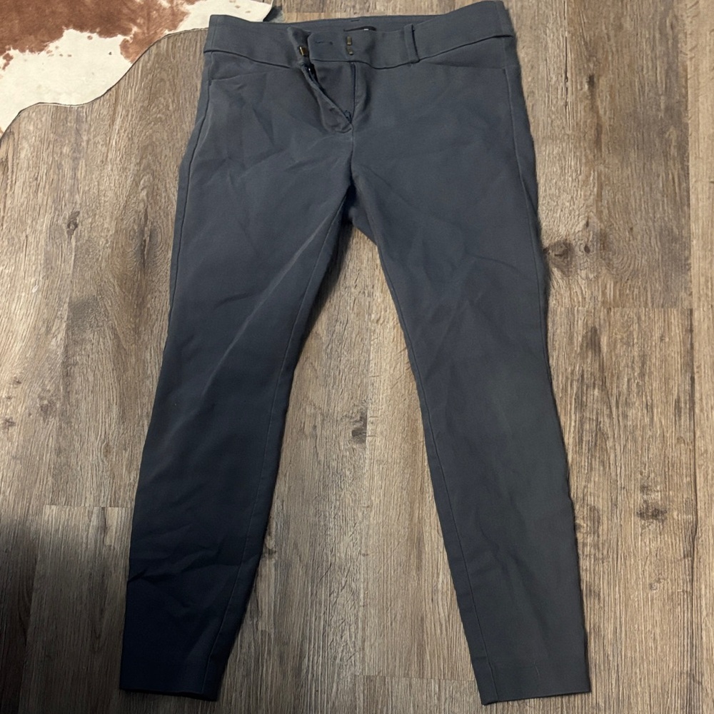 LOFT Charcoal Tailored Trousers